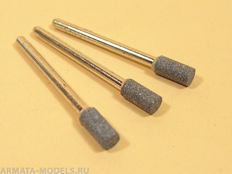 2352 Насадка шлифовальная, карбид кремния, цилиндр,  5 х 10 мм, 3шт./уп., блистер