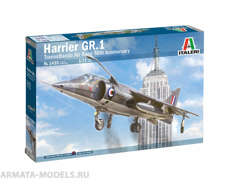 1435ИТ Самолет HAWKER HARRIER GR. 1 Italeri