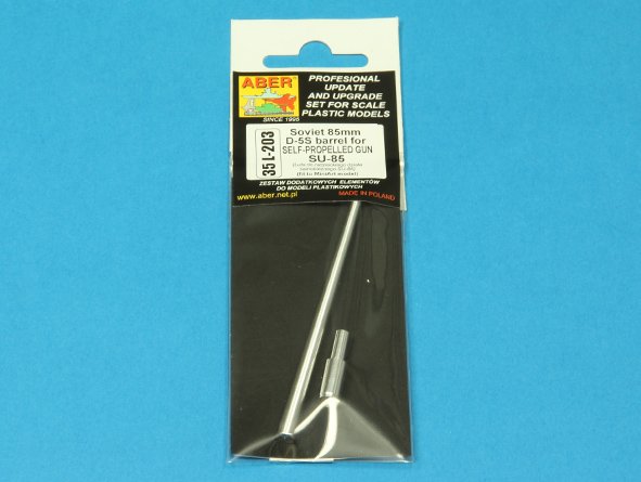 ABR-35-L-203  Дополнения для  Soviet 85mm D-5S barrel for SELF-PROPELLED GUN SU-85 для MiniArt model 1/35