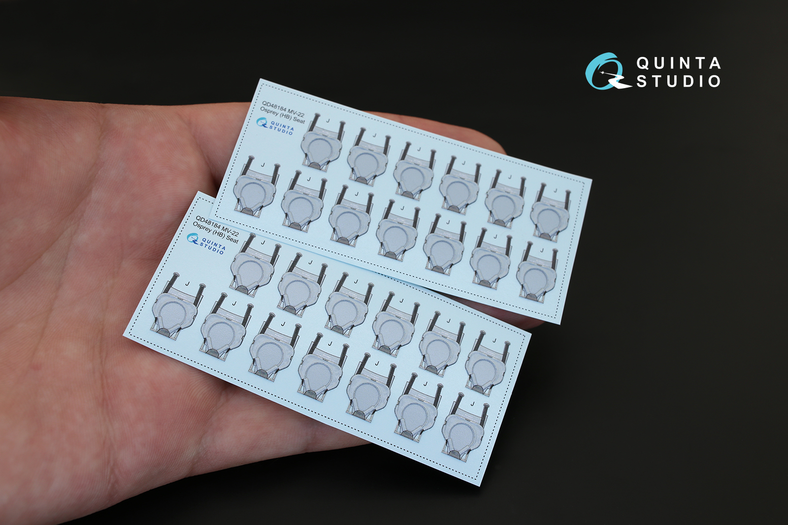 QR48005 Сложенные сидения для MV-22 (26 шт) (для модели HobbyBoss kit)