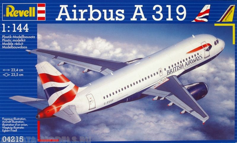 04215 Аэробус Airbus A 319 Revell