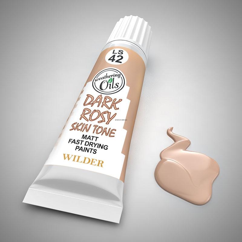 LS-42 Краски специальные быстросохнущие, на основе льняного масла. 20 мл цвет тёмный розовый телесный