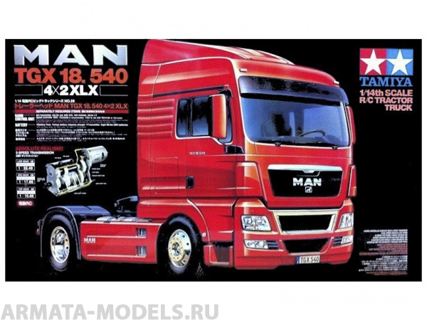 56329T 1/14 MAN TGX 18.540 4x2 XLX Tamiya