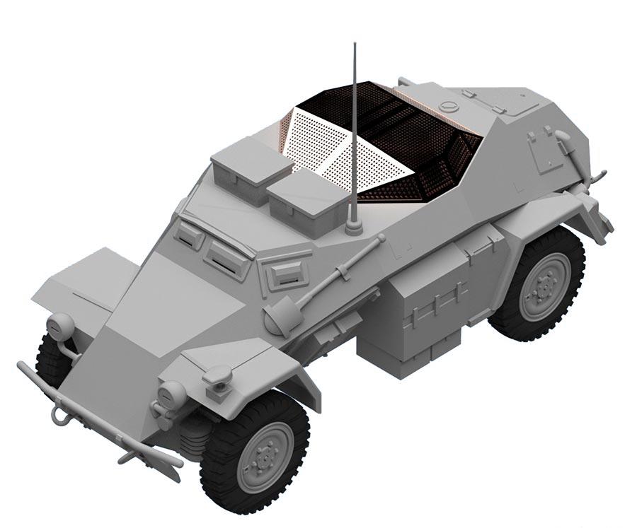 48193 Sd.Kfz.260, Германский бронеавтомобиль радиосвязи ІІ МВ ICM