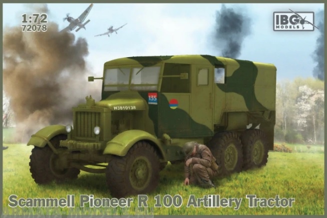 IBG72078 Грузовик Scammell Pioneer R 100 Artillery Tractor (IBG models) 1/72 IBG models