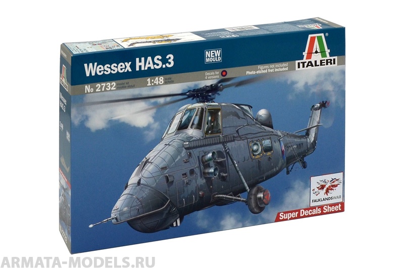 2732ИТ Вертолет Wessex HAS.3 Italeri