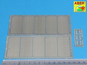 ABR-25 011  Дополнения для  Side skirts for Panther G/Jagdpanther  для Tamiya, Academy 1/25