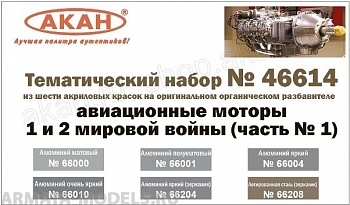 46614A Авиационные моторы 1 и 2 мировой войны (часть № 1)