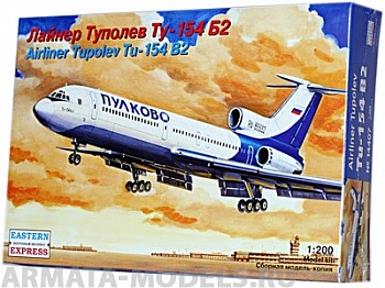 ЕЕ14407 Авиалайнер Ту-154Б (1:200)