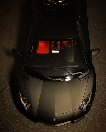 Lamborghini Aventador Nero Nemesis (Полуматовый черный)