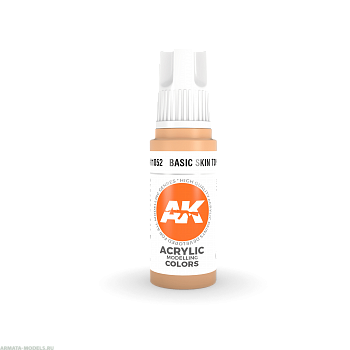 AK11052 Краска акриловая Basic Skin Tone 17ml