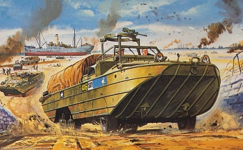 A02316V Сборная модель  автомобиля-амфибии DUKW