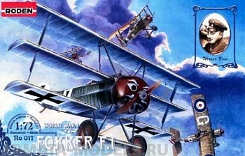 Rod017 Самолет FOKKER F1