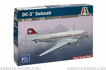 1349ИТ Самолет DC-3 Swissair