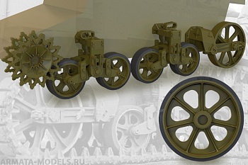 35012FURY Ходовая часть для  US light tank M3/M3A1/M5 suspension set