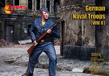 32016MR Фигуры German Naval Troops WWII 1/32