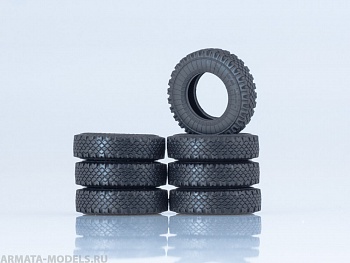 AVD143019007 Покрышки на КраЗ-250, МАЗ-200, МАЗ-500, МАЗ-6422 (Модель ИЯВ-12Б, 320-508) (Комплект 7 шт.)