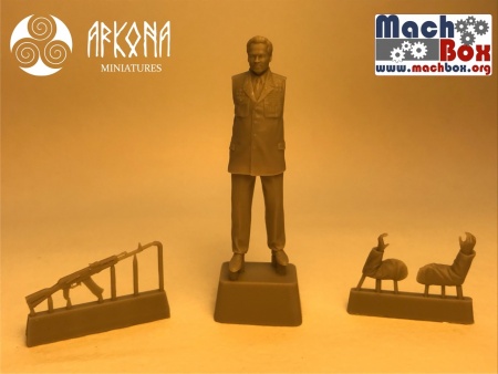 AR35-001 Михаил Калашников ( деревянная подарочная упаковка) Arkona Miniatures